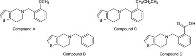 Structurally related compounds with differing solubilities