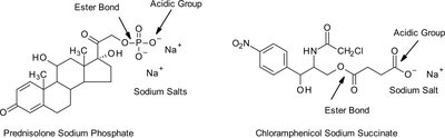 Water-soluble esters