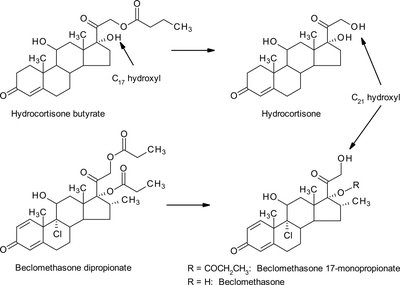 Glucocorticoid ester prodrugs