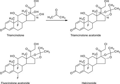 Acetonide analogs of glucocorticoids