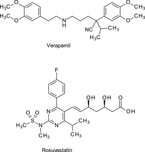 Verapamil and rosuvastatin