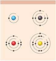 Chemically reactive elements with incomplete valence shells