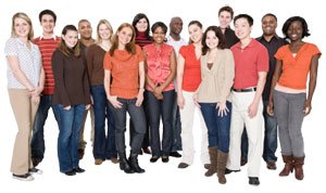 Group of people representing the organism level