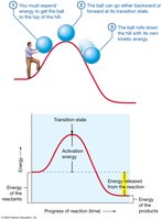 Activation energy diagram