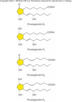 Prostaglandin structures