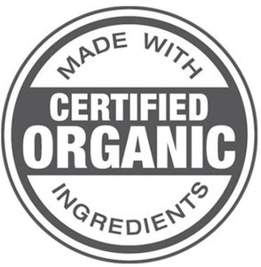 Certified organic ingredients seal