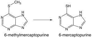S-dealkylation reaction