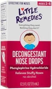 Little Remedies decongestant nose drops
