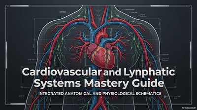 Anatomical schematic of the cardiovascular and lymphatic systems