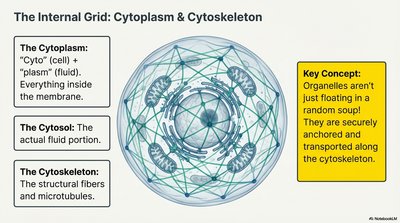 Cytoskeleton and cytoplasm structure