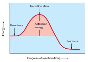 Activation energy diagram