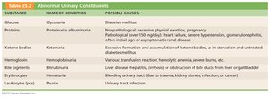 Table of reabsorption capabilities of different nephron segments