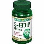 5-HTP supplement bottle