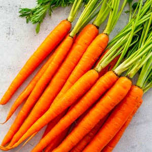 Carrots as a source of beta-carotene
