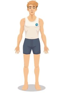 Person in anatomical position