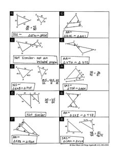 Triangle similarity determination practice