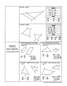 Finding side lengths in similar figures