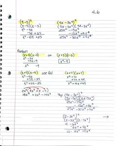Multiplying Polynomials and Binomials
