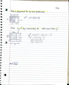 Finding Area with Polynomials