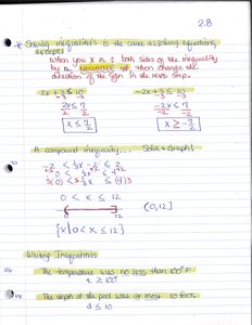 Solving and graphing compound inequalities