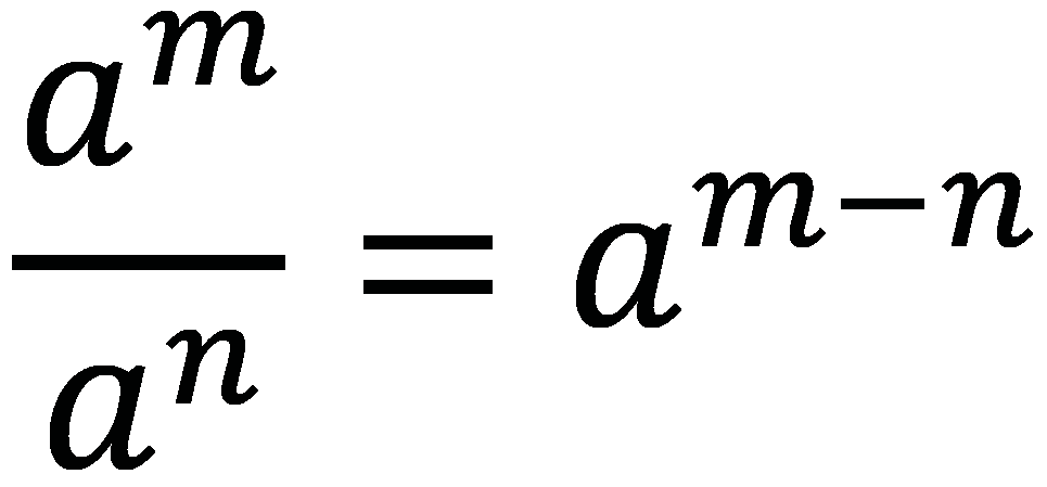 Quotient Rule for Exponents