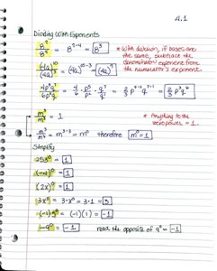 Dividing exponents and examples