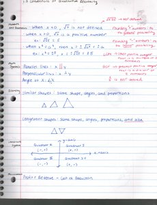 Similar and congruent triangles