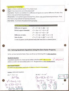 Solving quadratic equations by factoring examples