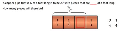 Dividing fractions using reciprocals