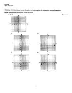 Multiple choice graphs for plotting (6, -2)
