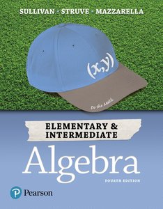 Algebra textbook cover