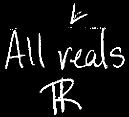 All reals R