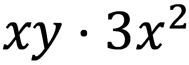 xy \cdot 3x^2