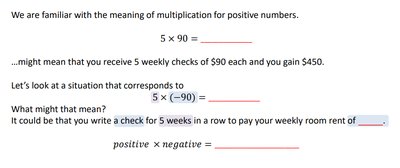 Multiplying and dividing integers