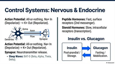Nervous and endocrine system overview