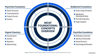 MCAT foundational concepts overview
