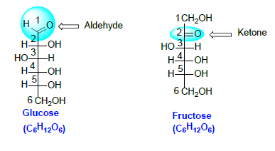 Polyhydroxy aldehyde and ketone structures