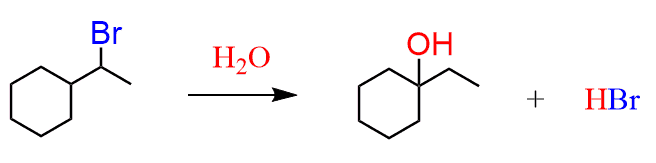 Elimination reaction example