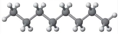 Straight-chain alkane model