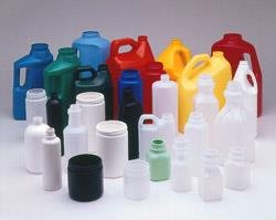 Plastic containers as examples of organic compounds