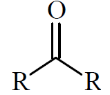 Propanone (acetone) structure