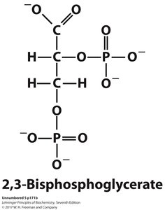 Chemical structure of 2,3-BPG