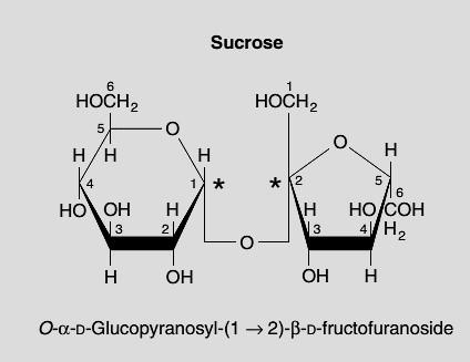 Sucrose structure