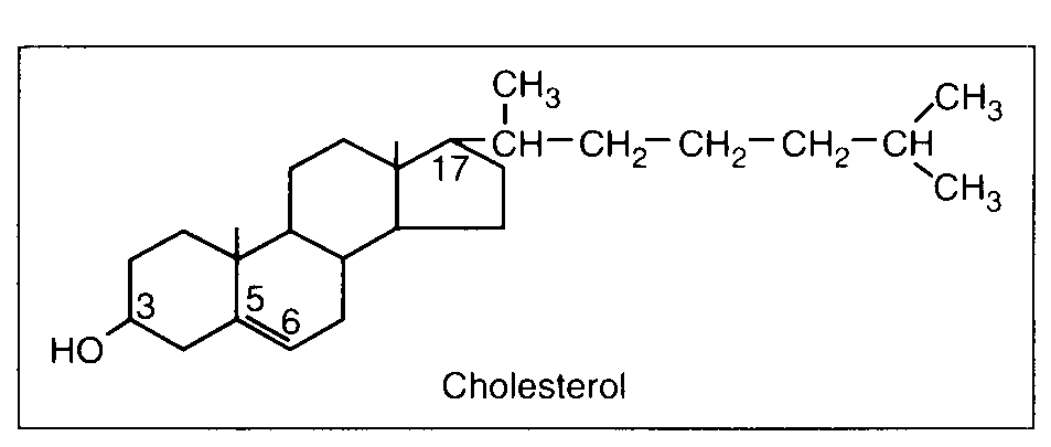Cholesterol chemical structure