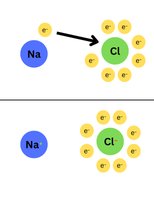 Sodium and chloride ionization