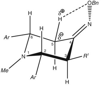 NOESY spectrum and spatial proximity in molecules