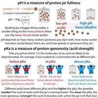 pH and pKa explanation with visual jars