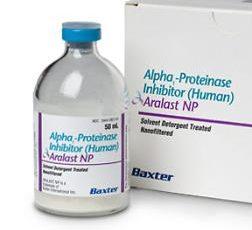 Aralast vial