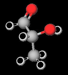 3D structure of glyceraldehyde