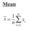 Mean formula